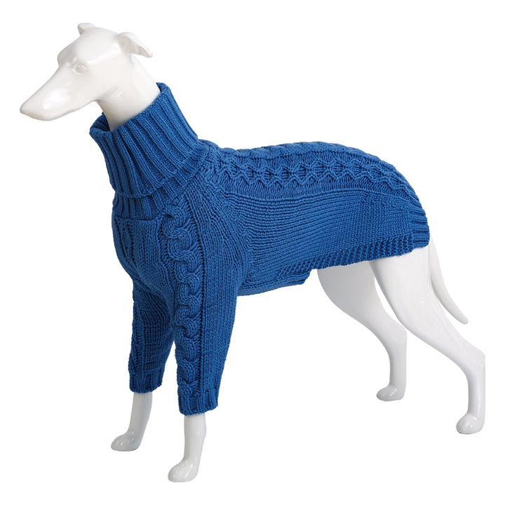 28226fa99c53ba1a7c0beda32d79d79Winter Solid High Collar Dog Sweater solid color design