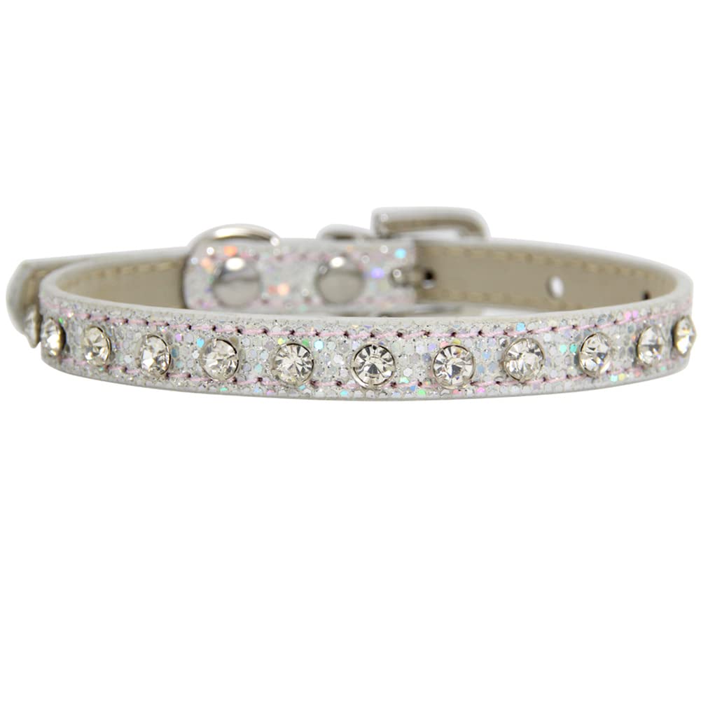 Aosory Rhinestone Cat Collar - Bling Adjustable Pet Collar for Cats and Dogs