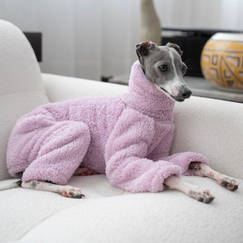 Warm High-Necked Four-Pocket Dog Coat