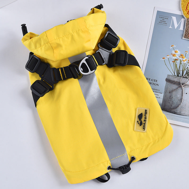 Waterproof Windbreaker for Small Dogs - Chest &amp; Back