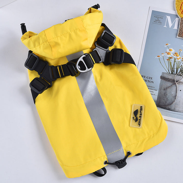 Waterproof Windbreaker for Small Dogs - Chest &amp; Back