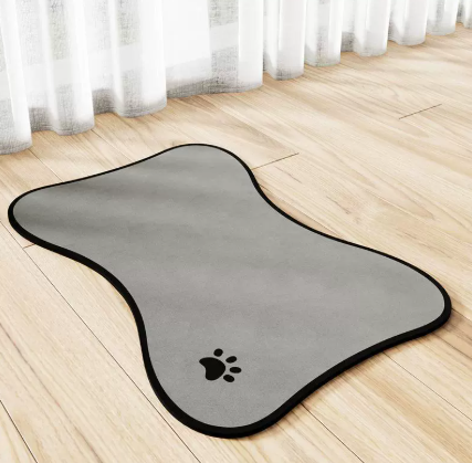 Pet Food Mat, Non-Slip &amp; Washable for Cats and Dogs