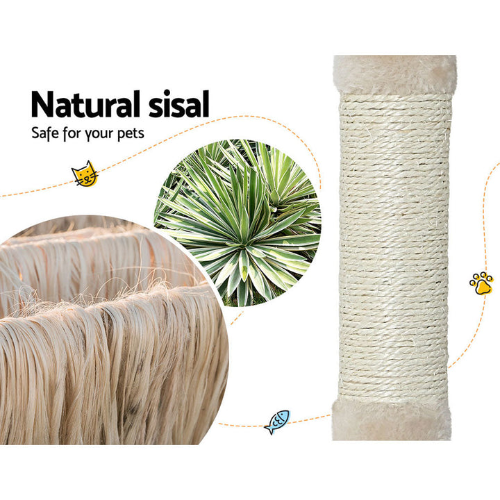 NNEDSZ Cat Tree Scratching Post Scratcher Cat Tree Tower Condo House toys 110cm