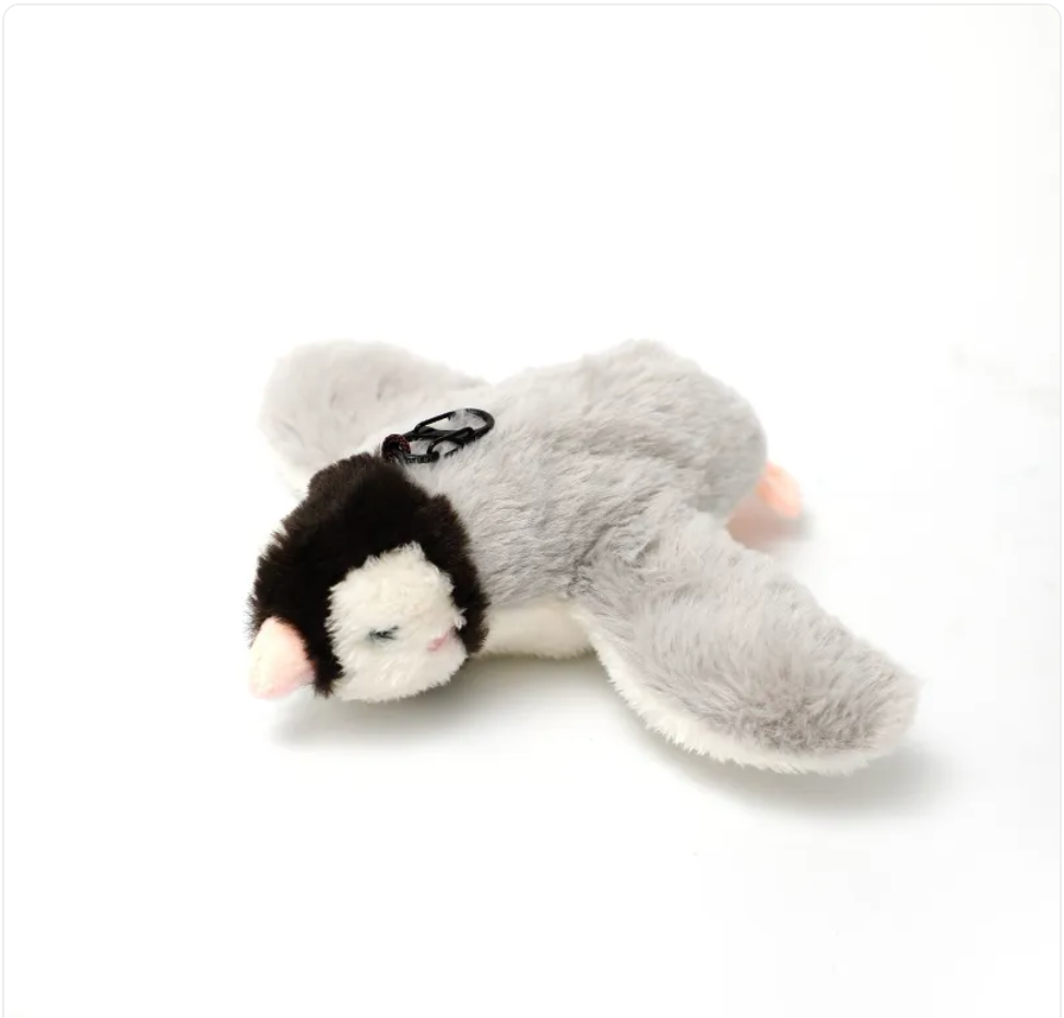 Interactive Plush Pet Toy - Sound &amp; Motion Jumping Fish or Flapping Bird