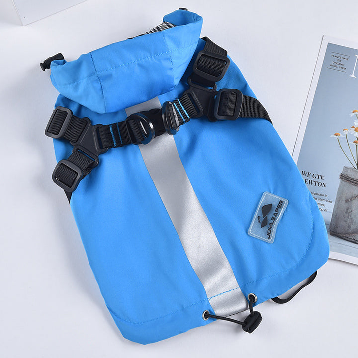 Waterproof Windbreaker for Small Dogs - Chest &amp; Back