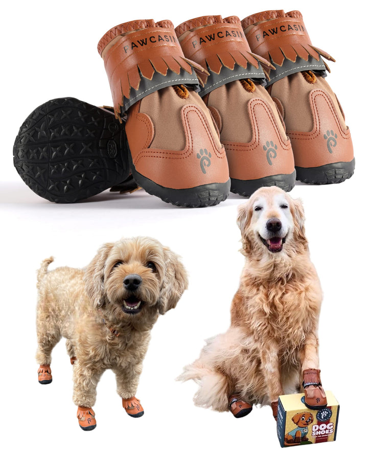 Pawcasins Dog Boots for small dogs
