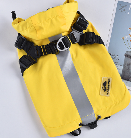 Waterproof Windbreaker for Small Dogs - Chest &amp; Back