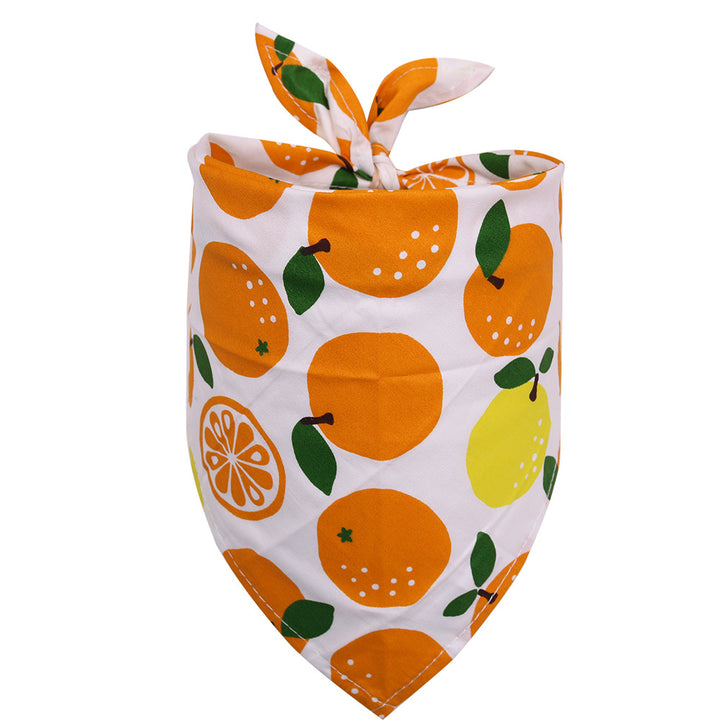 Cotton Triangle Scarf for Dogs (Pet Accessory)